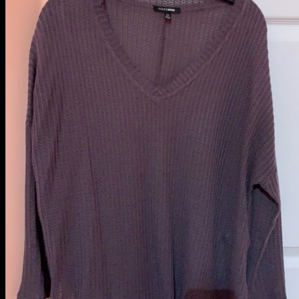 Fashion Nova Purple sweatshirt